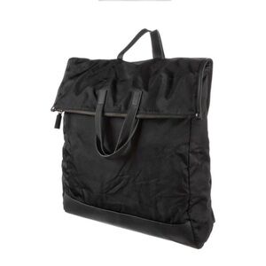 NWT ATM Anthony Thomas Melillo Black Backpack Large Foldover Expandable Travel